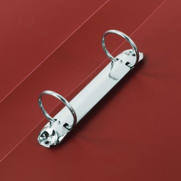 Папка на 2 кольца STAFF, 40 мм, красная, до 250 листов, 0,5 мм 1/5/10