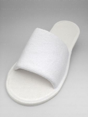 Тапочки одноразовые махровые-оптима нескользящие 10/400 