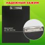 Доска-планшет с прижимом А4 23,5х31см 1мм пластик черный STAFF 1/34