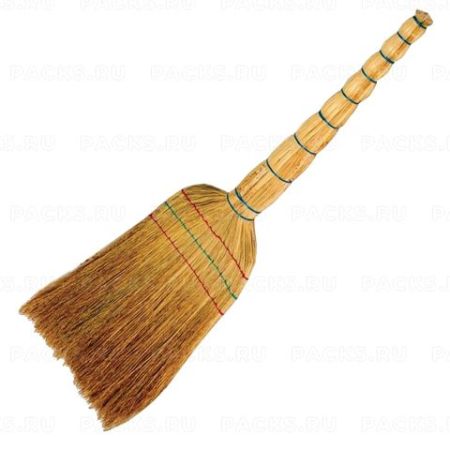 Веник Сорго 3-х прошивной б/н 1/50 