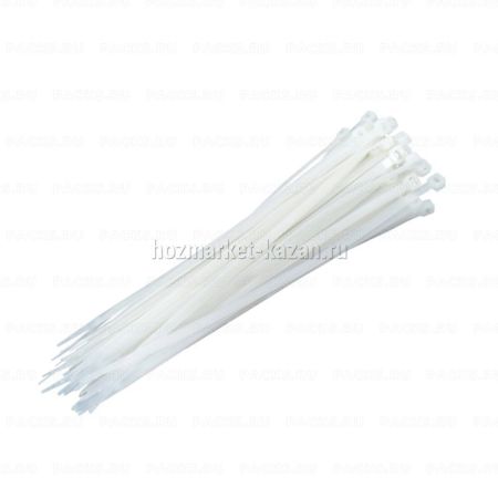 Хомуты (стяжки) нейлоновые 4,8ммх350мм комплект 100шт Techno lux белые 1/100 