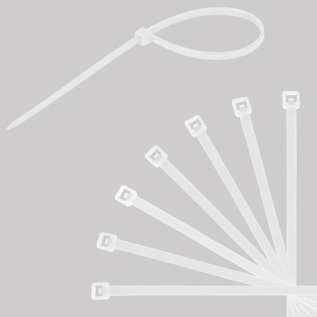 Хомуты (стяжки) нейлоновые 2,5ммх150мм комплект 100шт SONNEN белые 1/100 (Клиент)