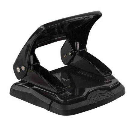 Дырокол на 35листов металлический черный BRAUBERG 1/48