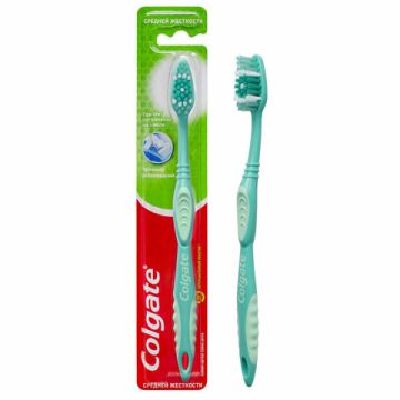Зубная щетка Colgate Премьер отбеливания средней жесткости 1/72 (Клиент)