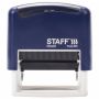 Штамп самонаб 4-стр оттиск 48х18мм синий б/рамки STAFF Printer 8052 корпус синий касса 1/10 (Клиент)