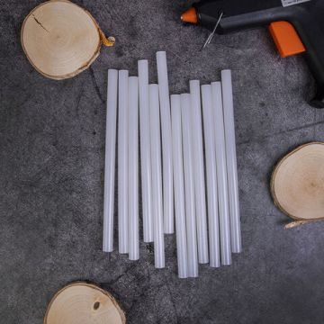 Клеевые стержни диаметр 11мм длина 200мм белые12 шт BRAUBERG 1/50/100 (Клиент)