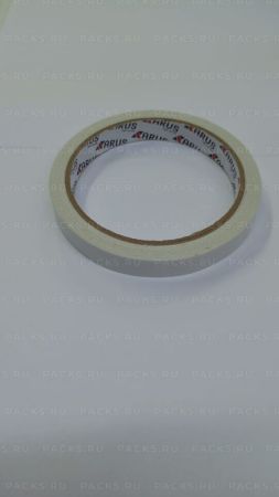 Клейкая лента 2-стор (12х10) PP белая основа ARUS (АРУС) 25/150