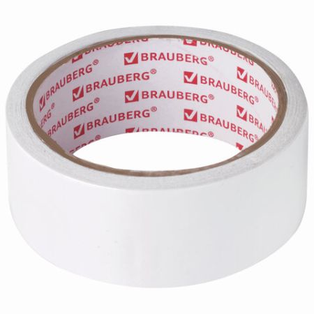 Клейкая лента 2-стор (38х10) BRAUBERG бумаж основа 1/96 (Клиент)