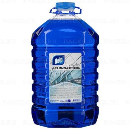 Средство для мытья стекол и зеркал ПЭТ 5л HELP 1/2 