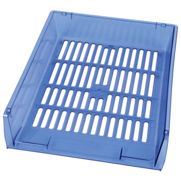 Лоток горизонтальный для бумаг 340х270х70мм (3шт) тонир синий Office Brauberg 1/1 (Клиент)