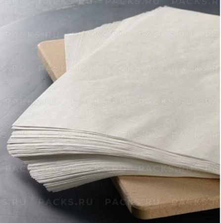 Подпергамент в листах 395х395 863 листа корич.бум. 52гр/м2 1/1 