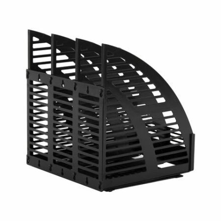 Лоток вертикальный для бумаг STAFF Basic, 245х240х285 мм, 3 отделения, сетчатый сборный