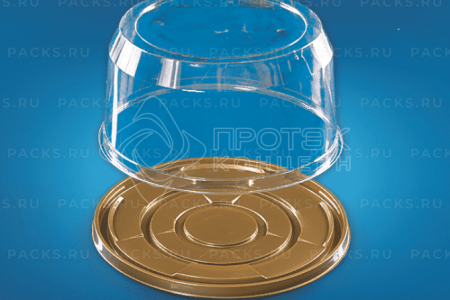 Емкость торт ПР-Т-223 (245х70) крышка  110/110 