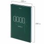 Тетрадь А4 120л гребень клетка обложка твердая Brauberg Good luck 1/4/16