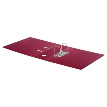 Папка-регистратор А4 70мм BRAUBERG с двусторон.покрытием из ПВХ бордовая 1/20