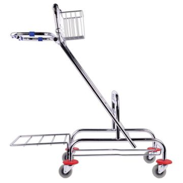 Тележка уборочная BRABIX 2 съемных ведра 15л мех. отжим корзина держатель для мешка  поддон (клиент)