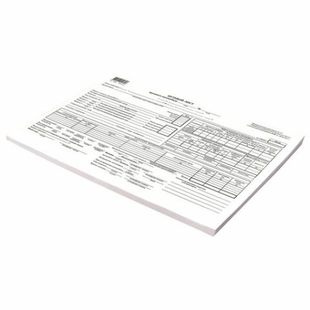 Бланк Путевой лист грузового автомобиля без талона, 200*272мм (100шт.) 1/10