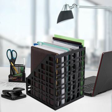 Лоток вертикальный для бумаг 295х240х250мм 6отд черный Brauberg ULTRA 1/12 (Клиент)