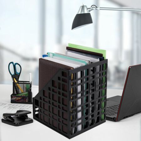 Лоток вертикальный для бумаг 295х240х250мм 6отд черный Brauberg ULTRA 1/12 (Клиент)