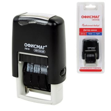 Датер-мини ОФИСМАГ месяц цифрами оттиск 22х4 мм Printer 7810 BANK  (Клиент)