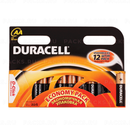 Элемент питания alkaline DURAСELL АА (LR6) (12шт) 1/12 