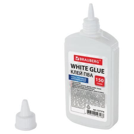 Клей ПВА 150г BRAUBERG 1/40
