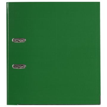 Папка-регистратор А4 50мм BRAUBERG прочная с уголком зеленая покр пластик 1/5 (Клиент)