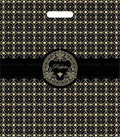 Пакет с вырубной ручкой (42х48)-90 Перфекто Квадро Тико 25/400