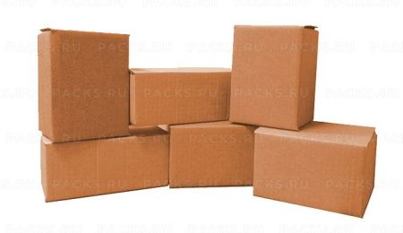 Коробка микрогофрокартон крафт (135х91х41) 1/100