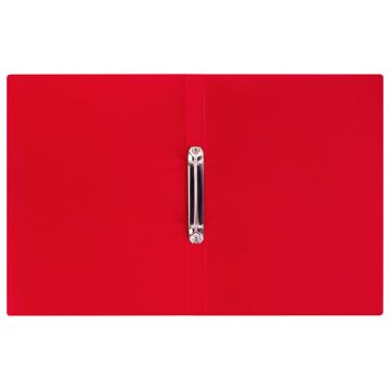 Папка на 2 кольца BRAUBERG UNIVERSAL 25мм красная до 170 листов 0,5мм 1/100 (Клиент)