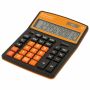 Калькулятор настольный BRAUBERG EXTRA-12-BKBU (206x155мм) 12разр дв питание ЧЕРНО-ОРАНЖЕВЫЙ 1/20
