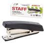 Степлер №10 STAFF Basic, до 10 листов с антистеплером черный 1/24/240