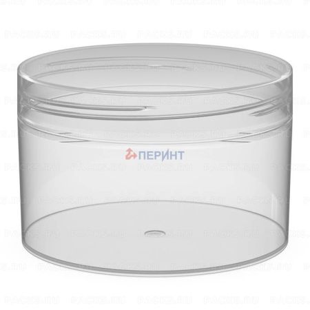 Банка с резьбой 250мл d-89 б/кр прозрачная Шарм 250/89 Перинт (крышка 446339) 450/150
