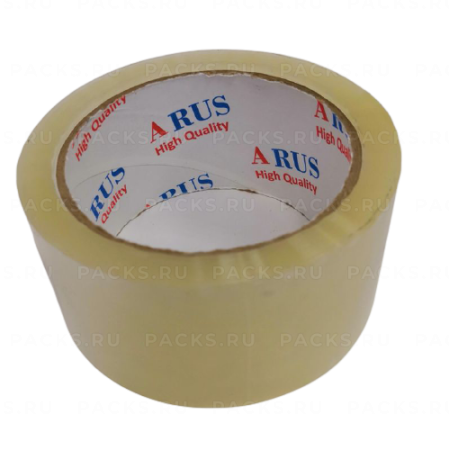 Клейкая лента (скотч) (48х66) прозрачная ARUS (АРУС) 203 6/36