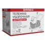 Тележка уборочная BRABIX 2 съемных ведра 17л мех. отжим корзина поддон 2 лотка 1/1 (клиент)