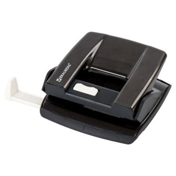 Дырокол на 20листов металлический черный Brauberg Ultra 1/30/60