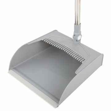 Совок д/мусора ЛАЙМА с щеткой на телескоп рукоятках 59-93см 1/12 (Клиент)