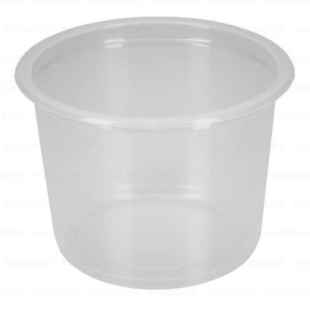 Контейнер ПП 250мл d-115мм h-43,6мм СпК-115 круглый прозрачный ПолиЭР ПОС32396 50/500