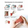 Масса керамическая для лепки ОСТРОВ СОКРОВИЩ 500 г терракот 1/36 (клиент)
