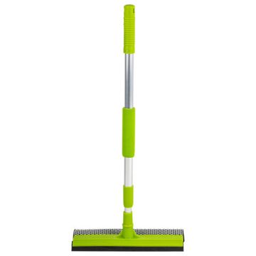 Швабра для мытья окон 25см алюмин.телескоп.ручка 50-90см (стяжка, губка, ручка) ЛЮБАША 1/24