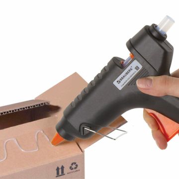 Клеевой пистолет 60Вт для стержня 11 мм, с выключателем BRAUBERG, 12/24