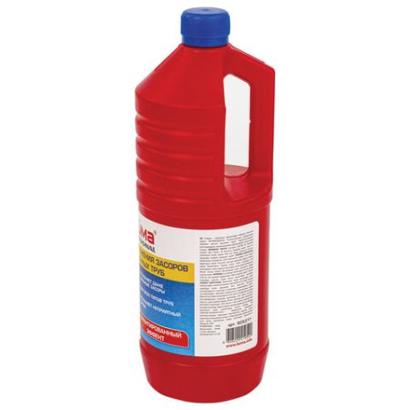 Средство жидкое 1л для прочистки канализационных труб Трубочист LAIMA 1/12 (Клиент)