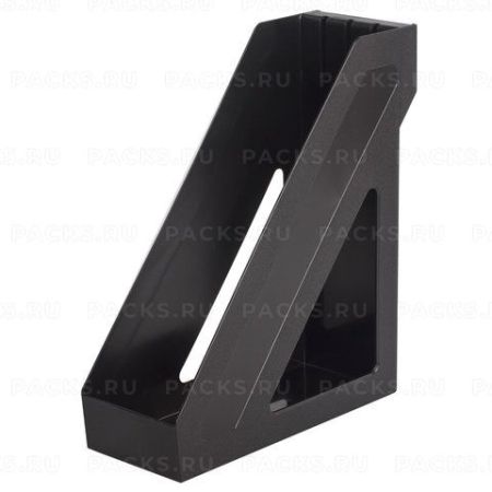 Лоток вертикальный для бумаг 265х100х285мм черный Basic Brauberg 1/12