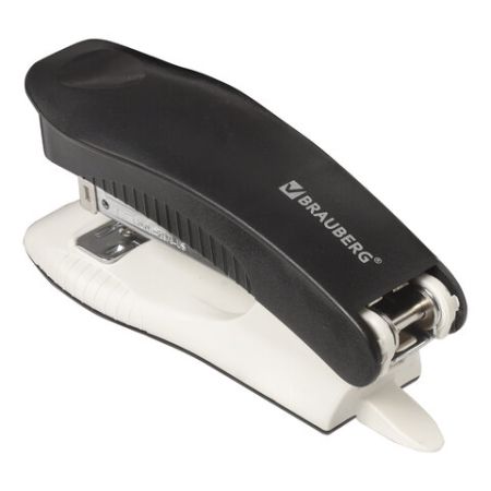 Степлер №24/6 26/6 до 30л черный METROPOLIS BRAUBERG 1/10/120 (Клиент)