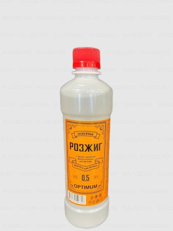 Жидкость для розжига 0,5л Optimum с дозатором ПЫЖ 1/24 