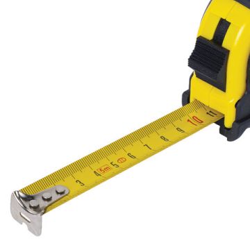 Рулетка измерительная 5м х 19мм RABBITEX обрезиненный корпус 1/12/120