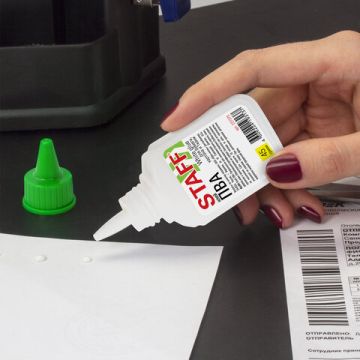 Клей ПВА 45г с дозатором бумага картон текстиль фото Basic Staff 1/100