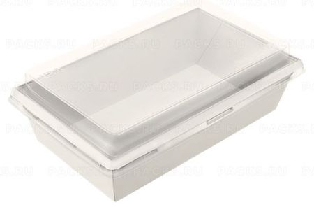 Крышка для контейнера 500мл 120х160х20мм OneClick прозр купольная 1EA 50/400