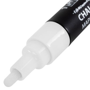 Маркер меловой белый 3мм стираемый BRAUBERG CHALK 1/10 (Клиент)