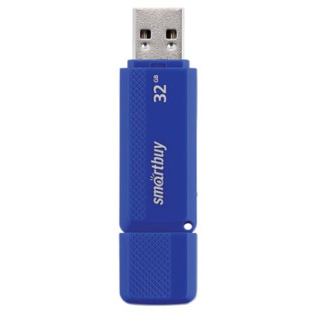 Флэш-диск 32 GB SMARTBUY Dock USB 2.0 синий SB32GBDK-B1/180 (Клиент)